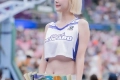 서현숙 치어리더 딱붙는 흰색 핫팬츠