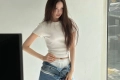 이즈나 방지민 팬티노출