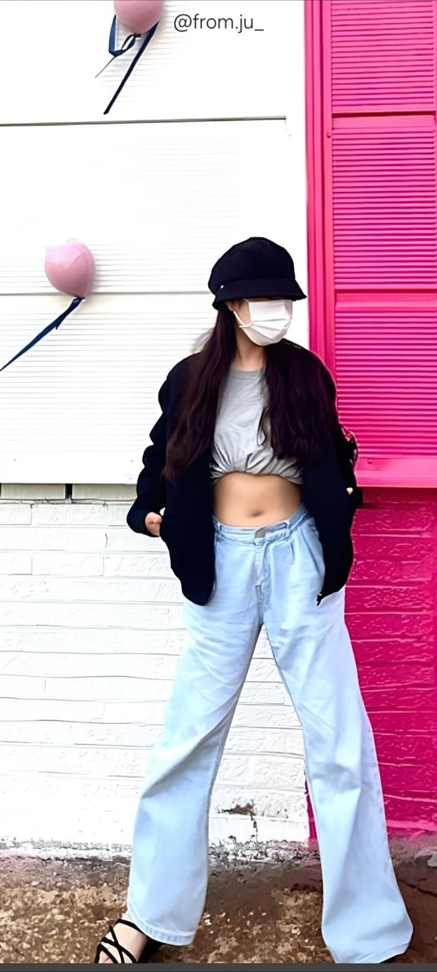 여대생 개구리배꼽