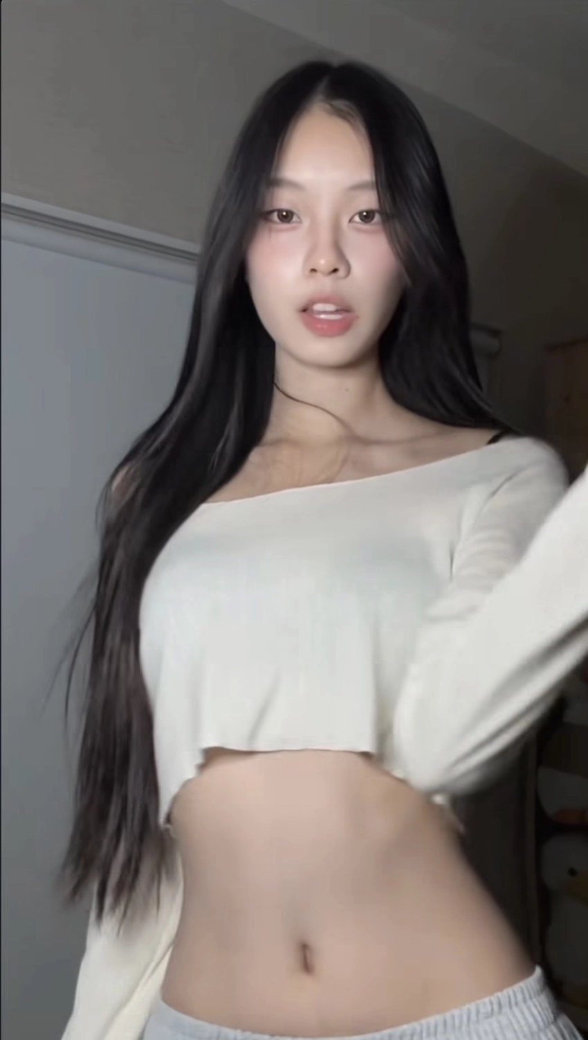 무쌍 청순녀 배꼽