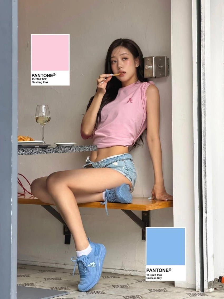너무 예쁜누나 크롭티 배꼽