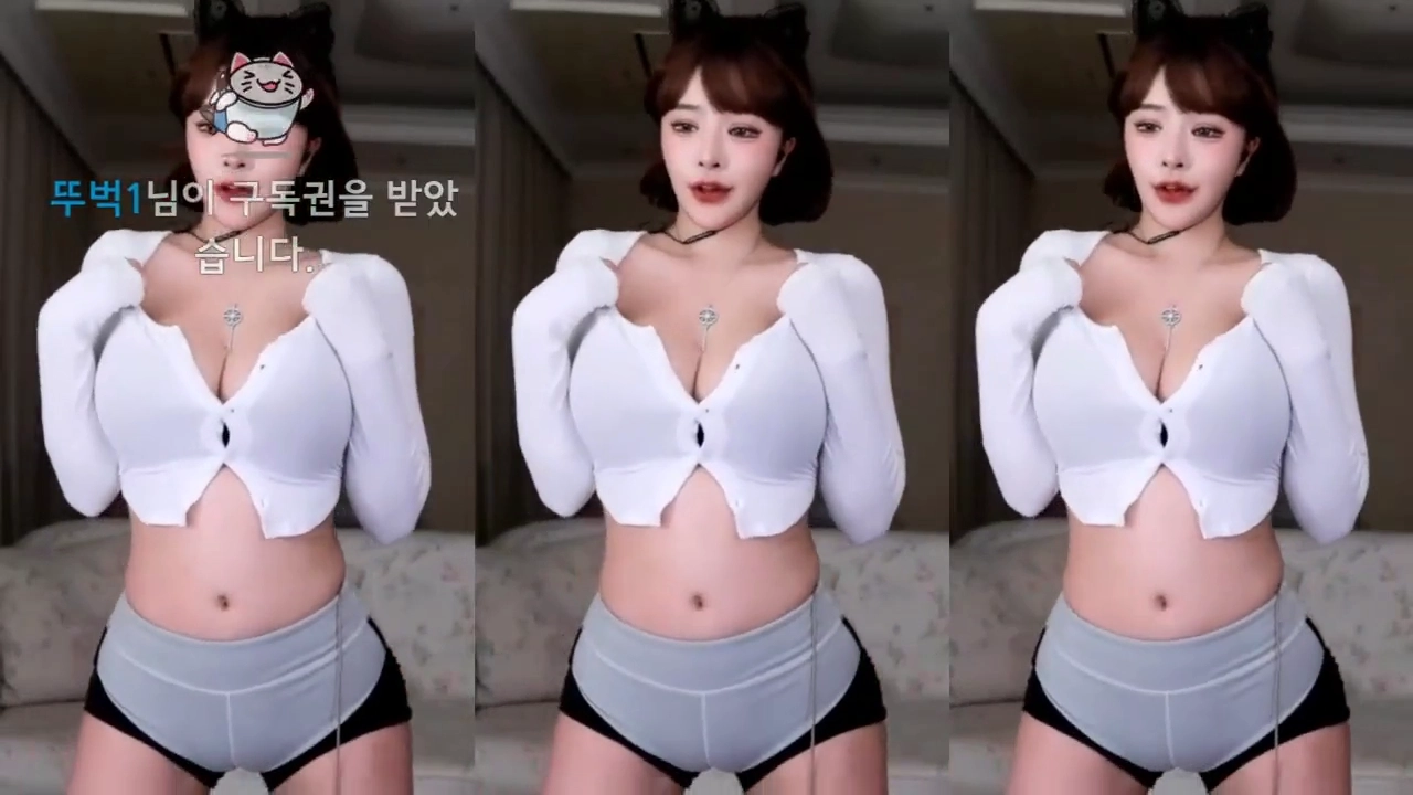 손밍 도끼자국 노출된 착샷 여캠 중 몸매는 진짜 제일 야함